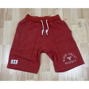 Men’s Under Armour Project Rock Shorts / Red / Size Small
